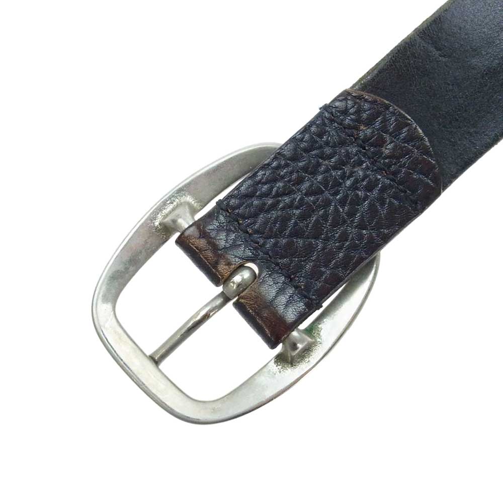WHITE HOUSE COX ホワイトハウスコックス 1716 スタッズ レザー ベルト ブラウン系【中古】