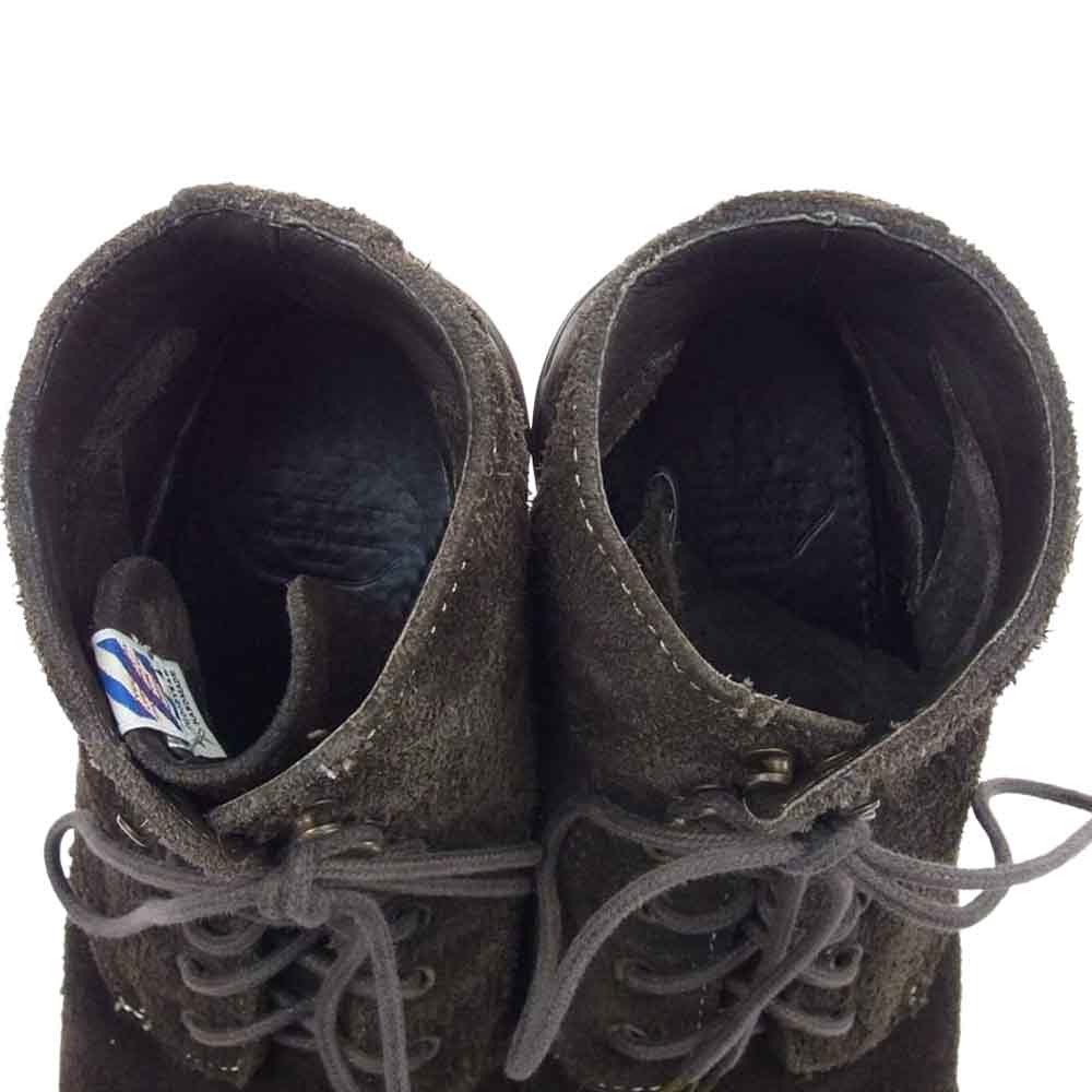 VISVIM ビズビム VIRGIL BOOTS-FOLK スエード レースアップ ワーク ブーツ ダークブラウン系 US9【中古】