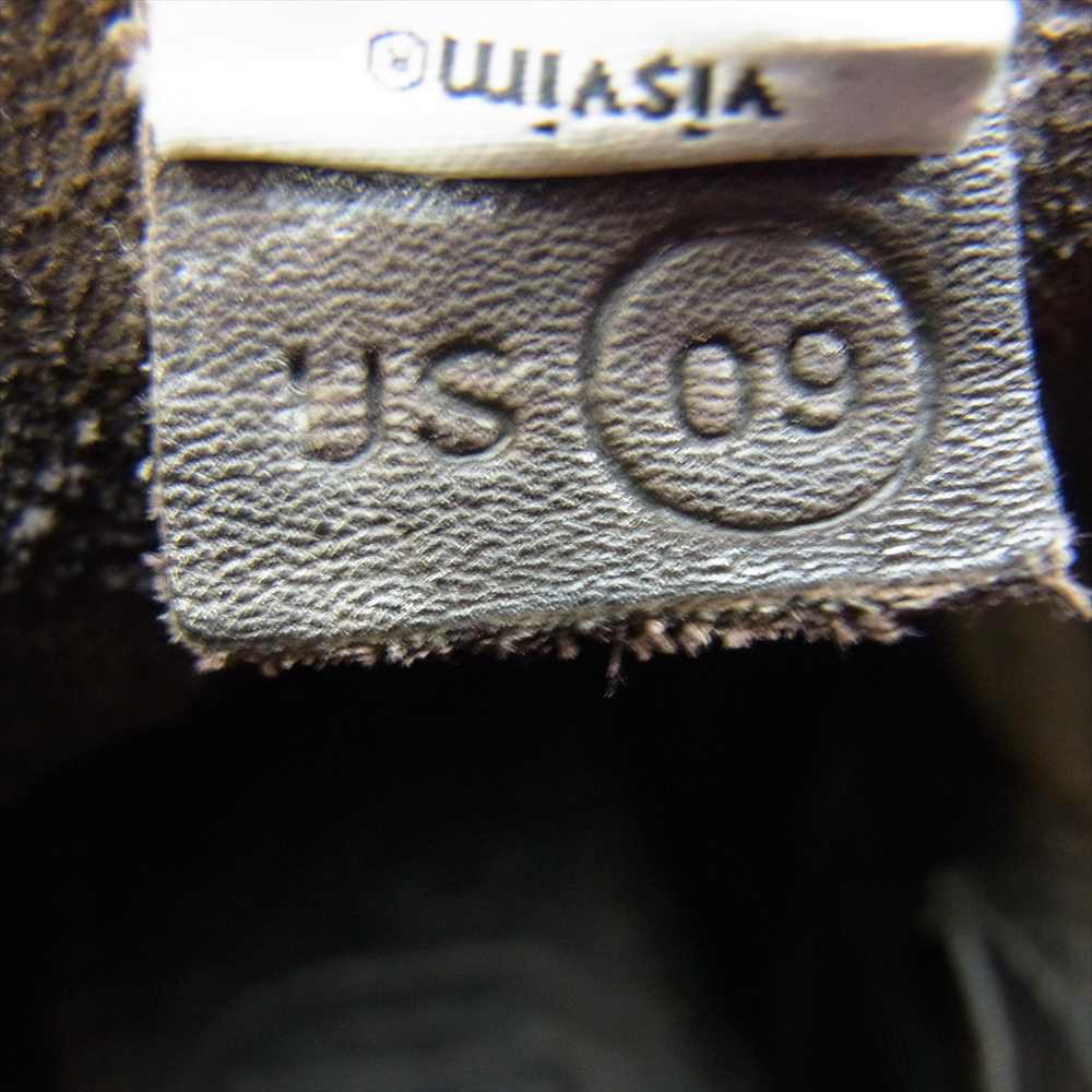 VISVIM ビズビム VIRGIL BOOTS-FOLK スエード レースアップ ワーク ブーツ ダークブラウン系 US9【中古】