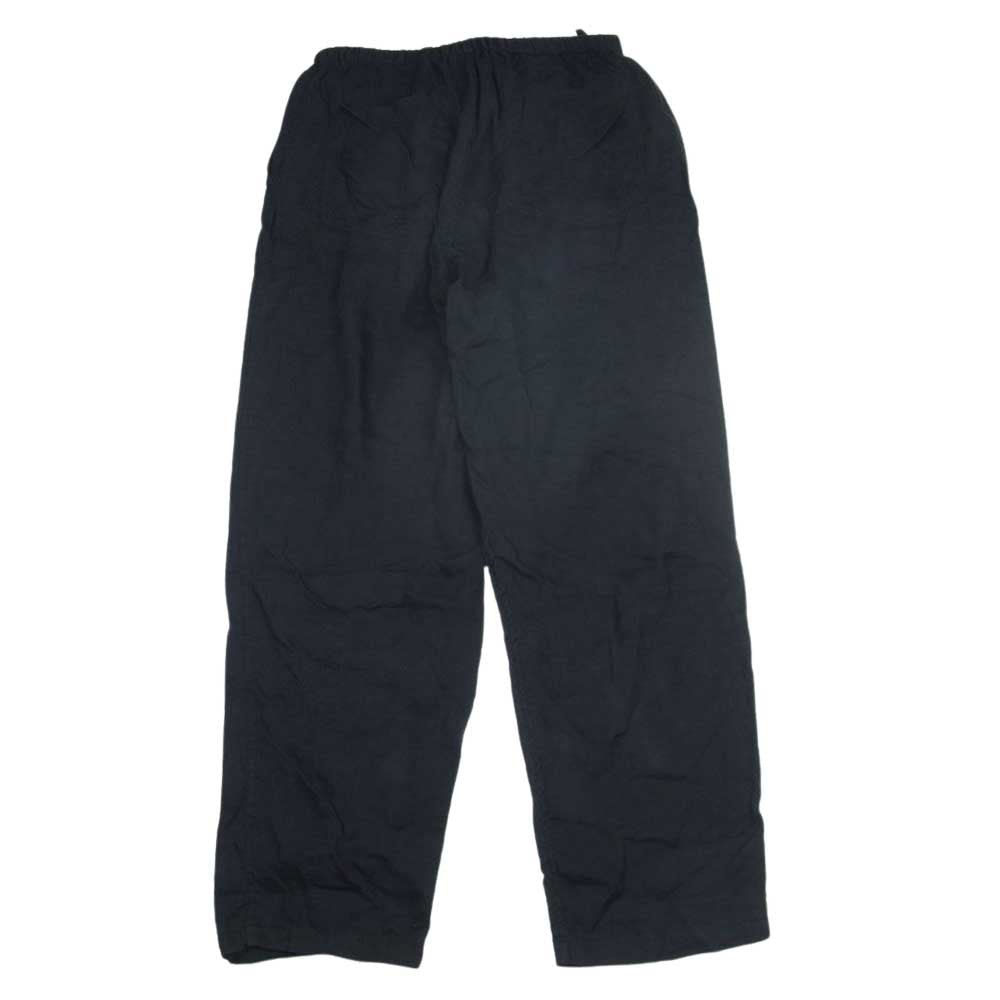 COMOLI コモリ 22SS V01-03018 リネンWクロス ドローストリング イージー パンツ ブラック系 2【中古】