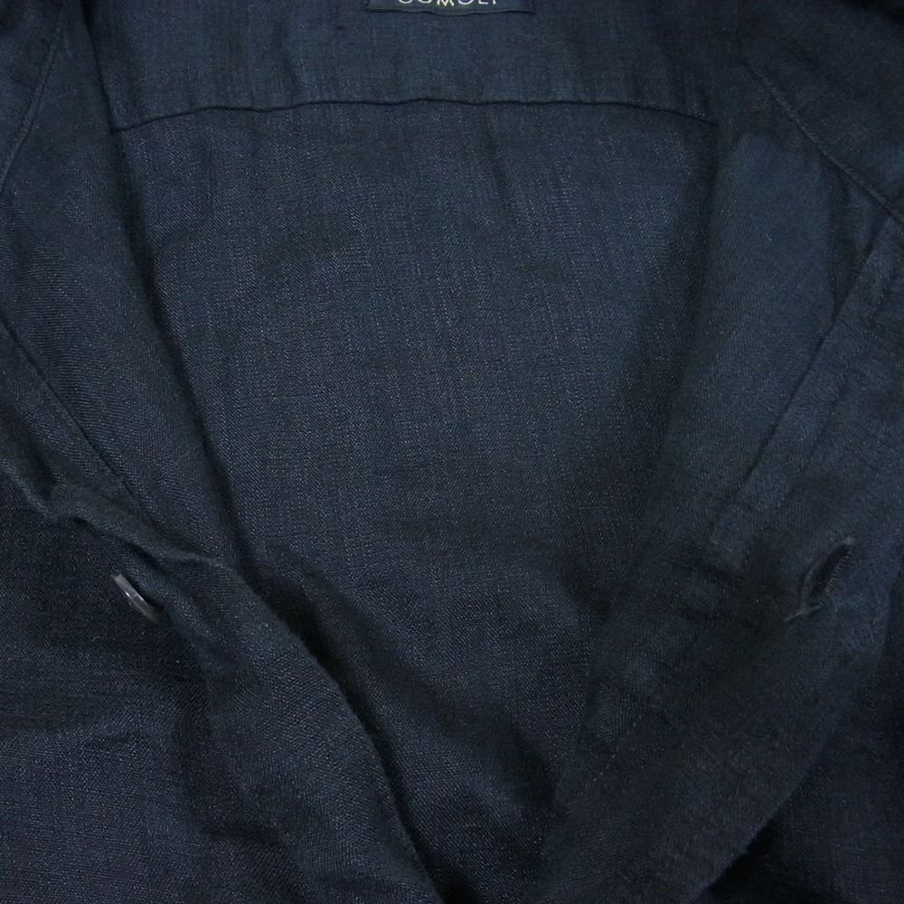 COMOLI コモリ 22SS V01-02018 リネンWクロス プルオーバーシャツ