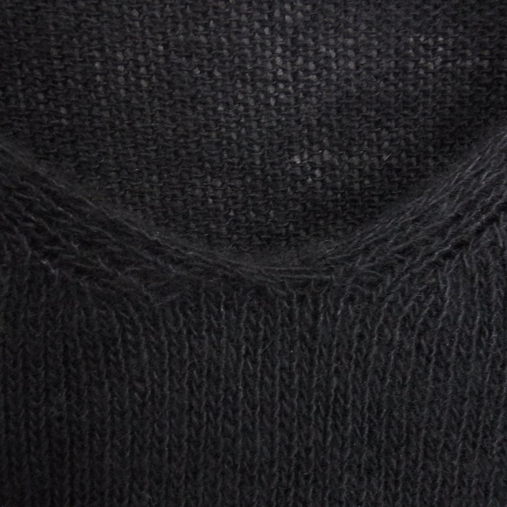 COMOLI コモリ 22AW W03-06011 カシミヤ Vネック ニット ネイビー系 3【美品】【中古】