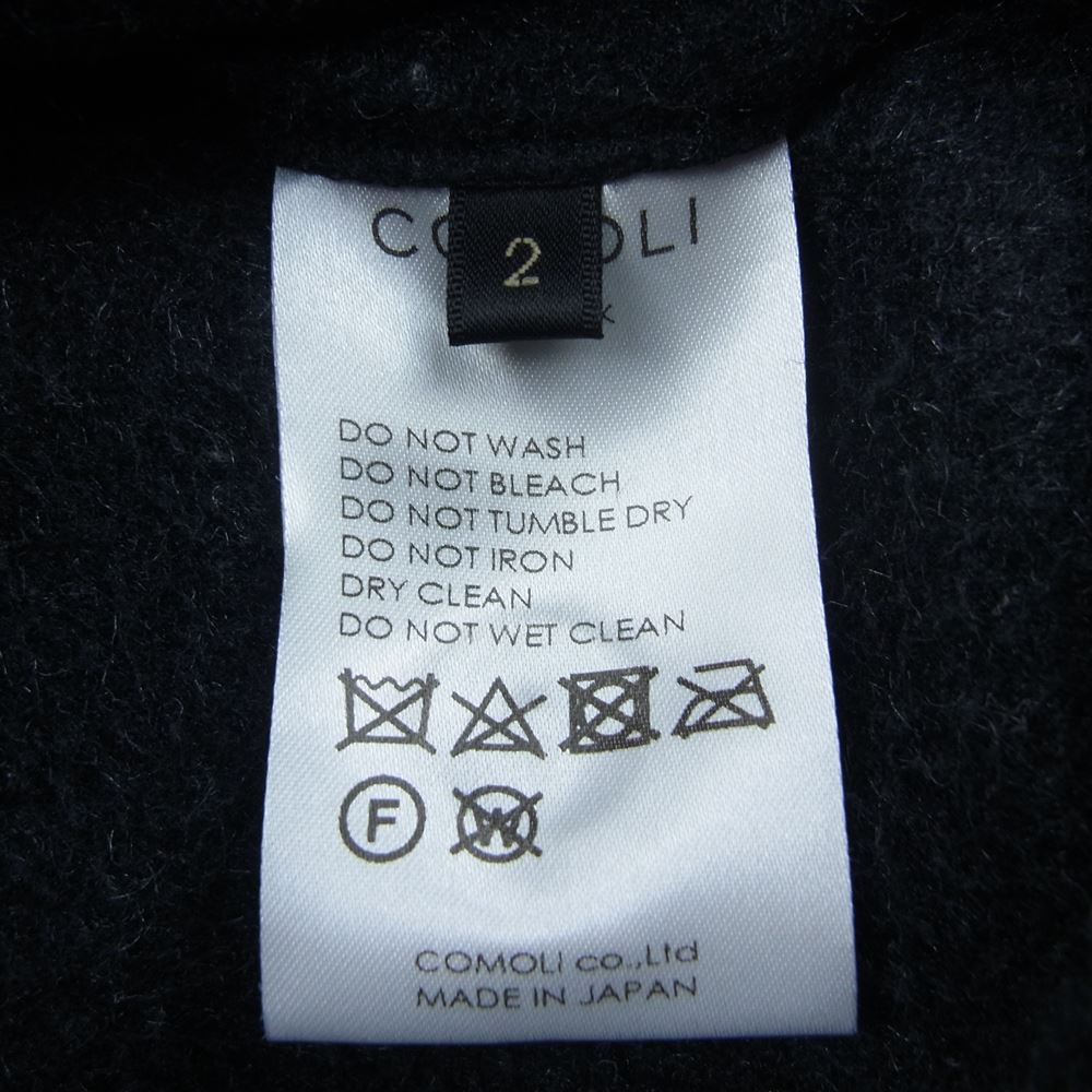 COMOLI コモリ 21AW T01-03002 シルクモッサ ドローストリング パンツ グレー系 2【中古】