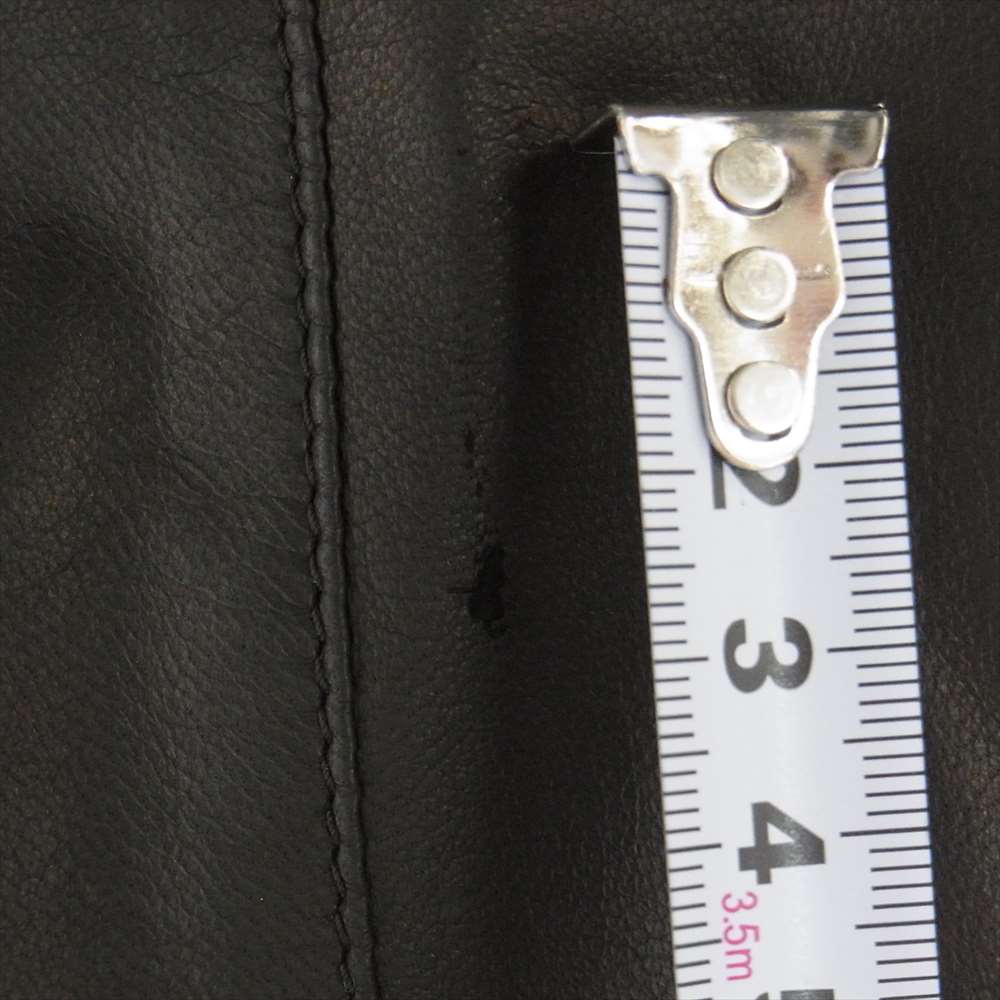 COMOLI コモリ 20AW S03-01015 LEATHER SHIRT ディアスキン レザー コモリ シャツ ブラック系 2【中古】