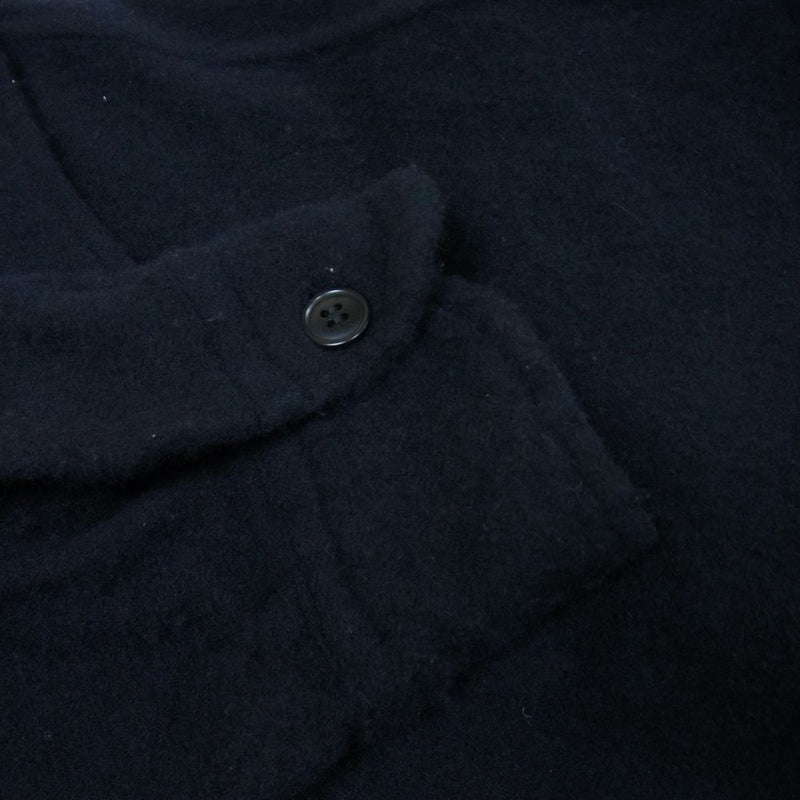COMOLI（コモリ） 縮絨ウール ハーフジップシャツ サイズ3 22aw - トップス