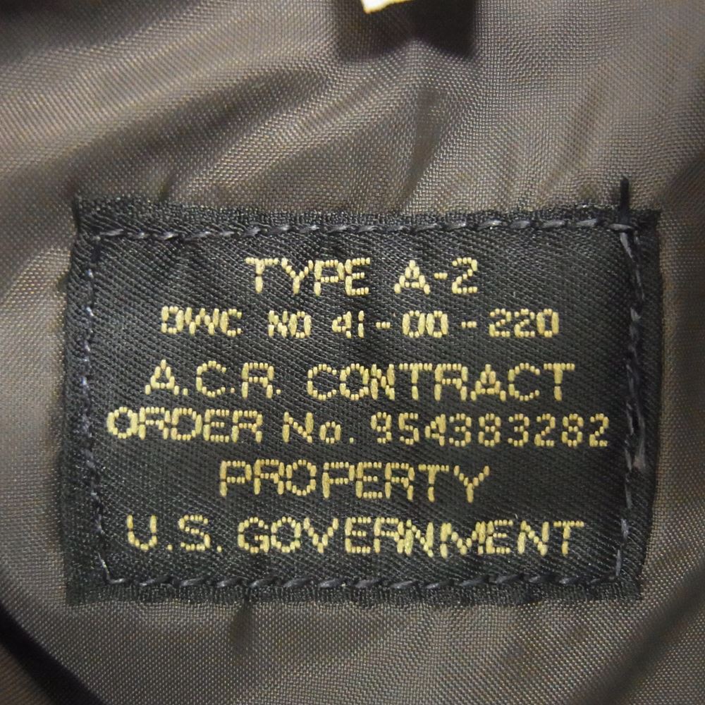 テイラーズレザー A-2 フライト レザー ジャケット ブラウン系 42【中古】