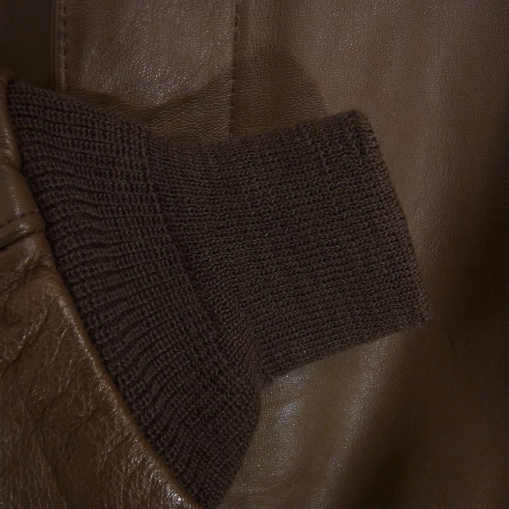 テイラーズレザー A-2 フライト レザー ジャケット ブラウン系 42【中古】