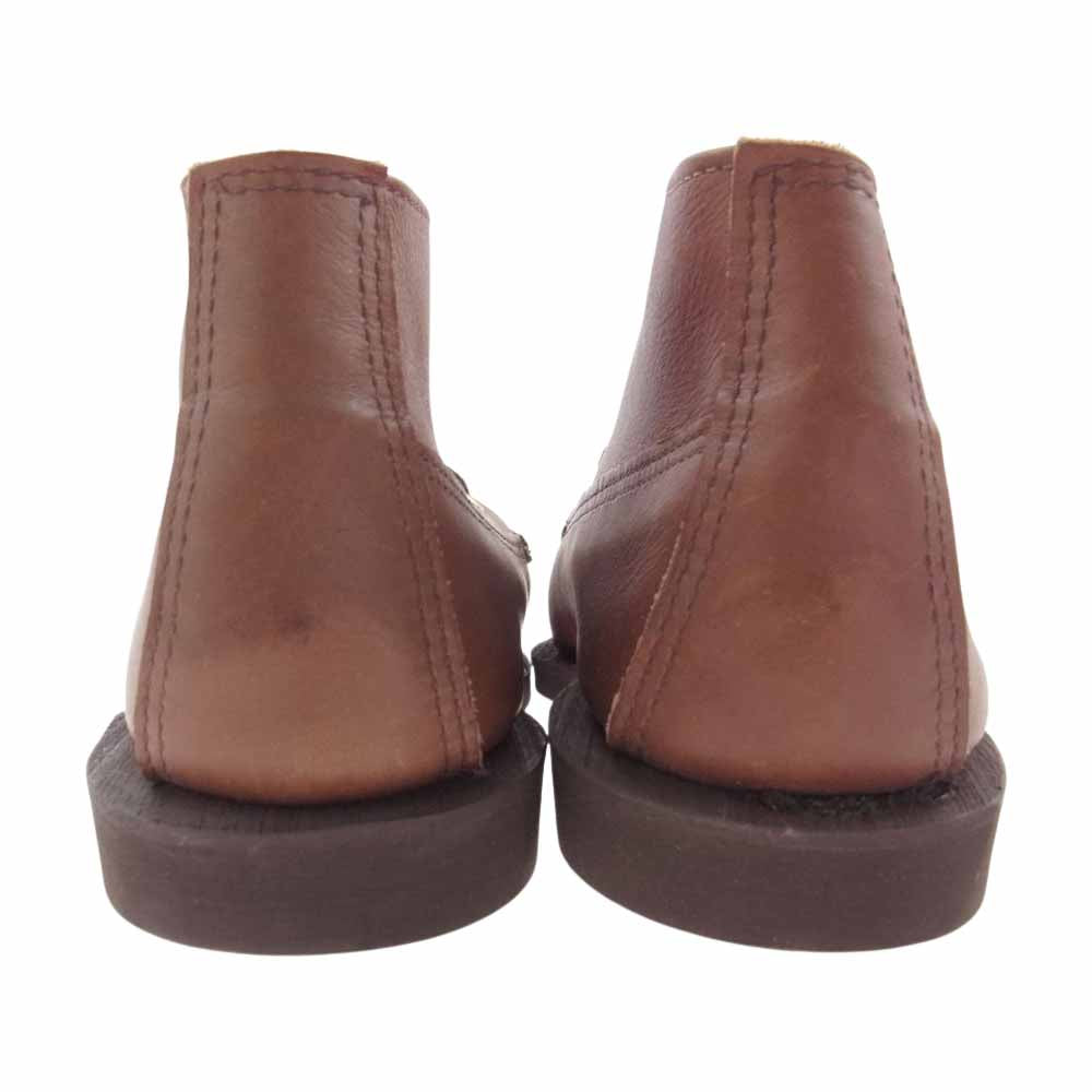 RUSSELL MOCCASIN ラッセルモカシン 200-7 　 CHUKKA BOOT Standard Crepe チャッカ ブーツ シングルバンプ ブラウン系 インソール実寸約28cm【美品】【中古】
