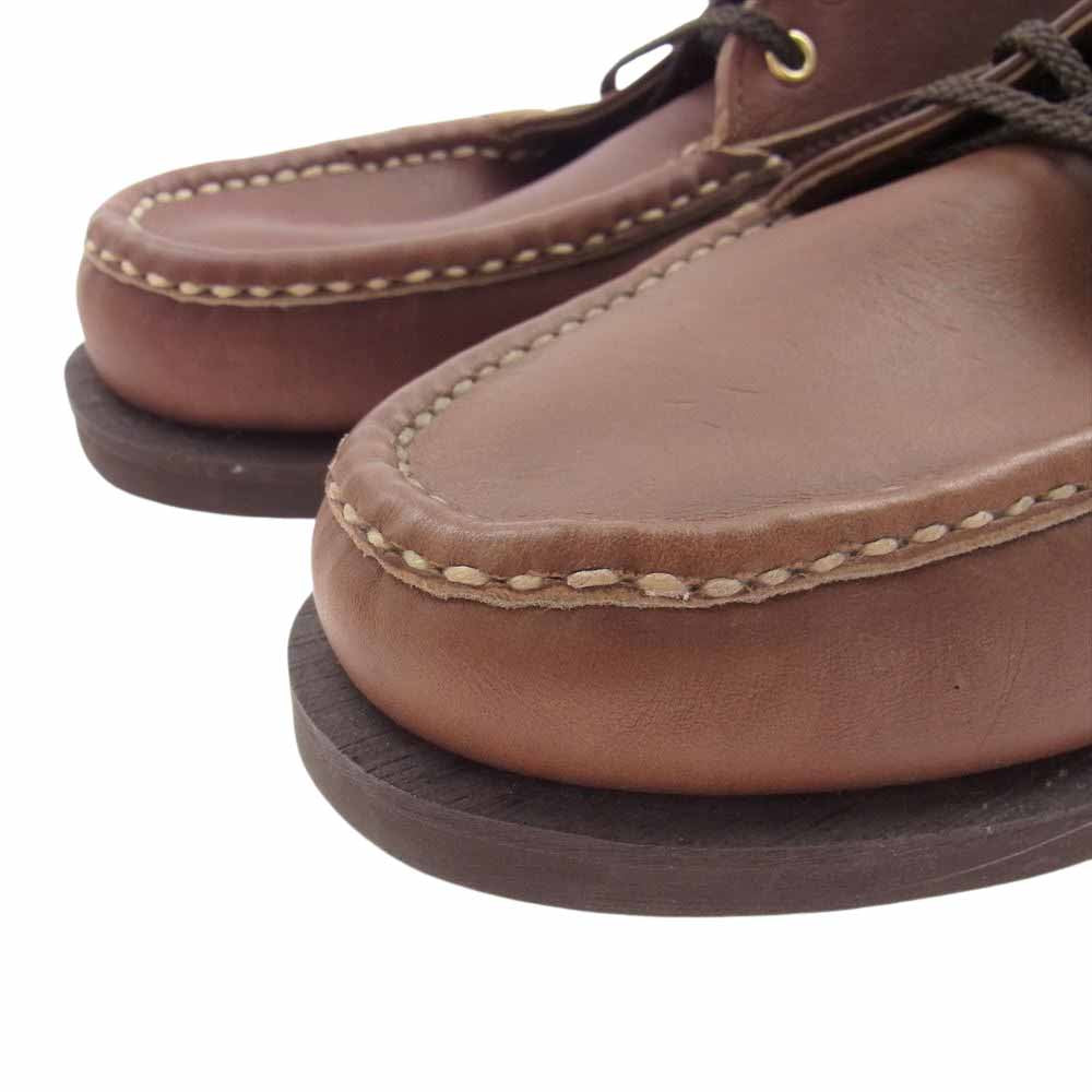 RUSSELL MOCCASIN ラッセルモカシン 200-7 　 CHUKKA BOOT Standard Crepe チャッカ ブーツ シングルバンプ ブラウン系 インソール実寸約28cm【美品】【中古】