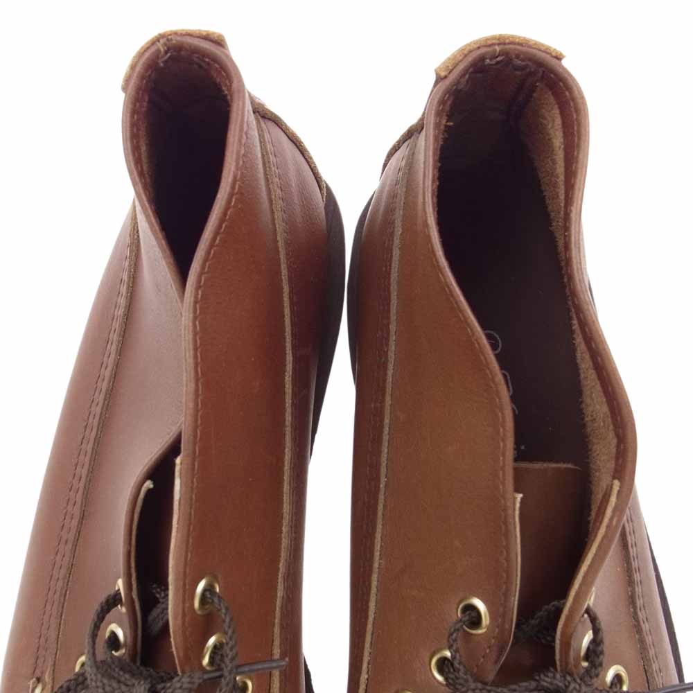 RUSSELL MOCCASIN ラッセルモカシン 200-7 　 CHUKKA BOOT Standard Crepe チャッカ ブーツ シングルバンプ ブラウン系 インソール実寸約28cm【美品】【中古】