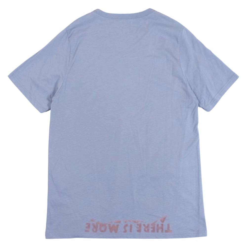 MAISON MARGIELA メゾンマルジェラ 16SS S30GJ0002 国内正規品 スタッフインターナショナルタグ フロッキープリント エイズTシャツ チャコール系 M【中古】