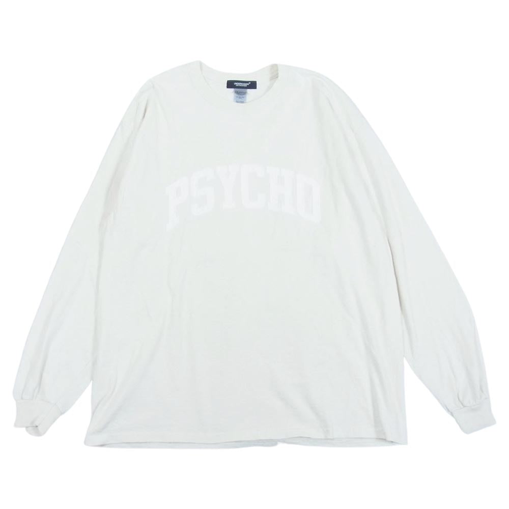 UNDERCOVER アンダーカバー 22AW UC2B9806 PSYCO 長袖 Tシャツ オフホワイト系 XL【中古】