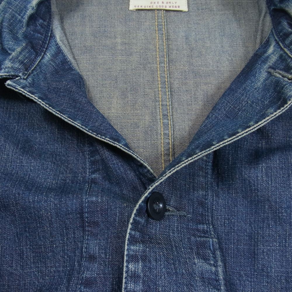 SPELL BOUND スペルバウンド 48-088C デニム カバーオール ワークジャケット インディゴブルー系 3【中古】