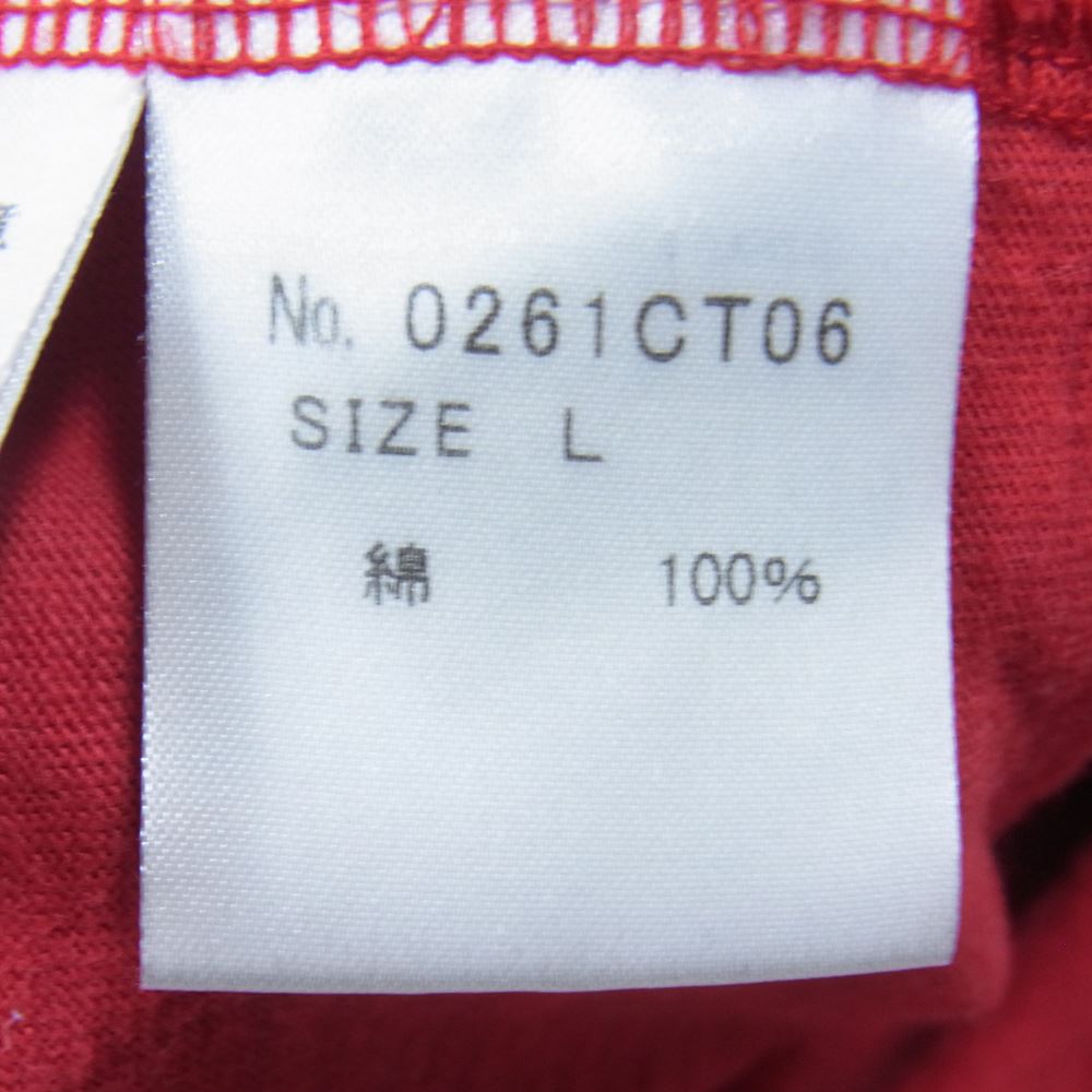 HYSTERIC GLAMOUR ヒステリックグラマー 0261CT06 ベアー ガール プリント 半袖 Tシャツ レッド系 L【中古】