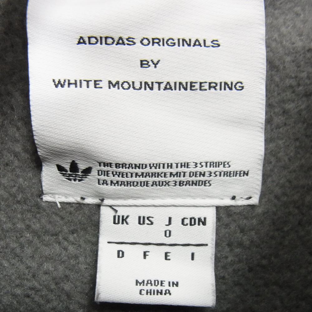 WHITE MOUNTAINEERING ホワイトマウンテニアリング adidas Originals AY3116 Graphic Hoody アディダス グラフィック フーディー パーカー カーキ系 O【中古】
