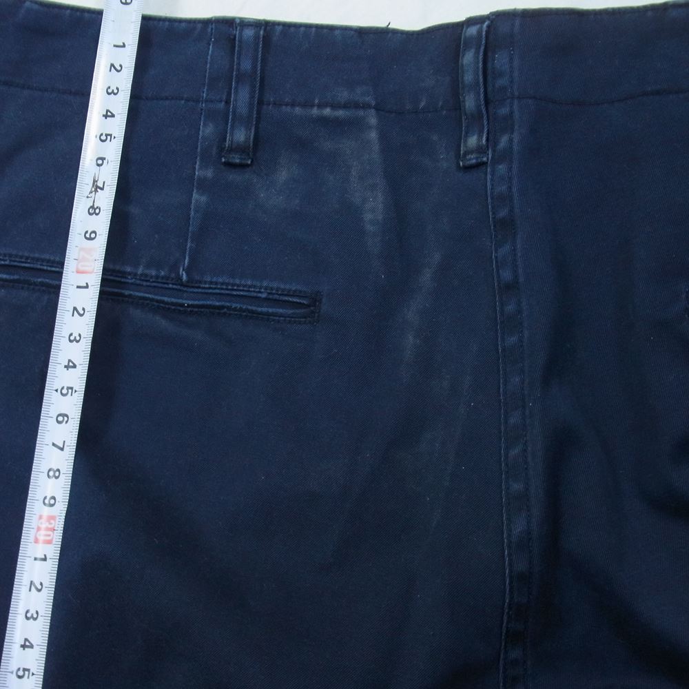 HYSTERIC GLAMOUR ヒステリックグラマー 0262AP09 ダメージ加工 チノ パンツ ネイビー系 M【中古】