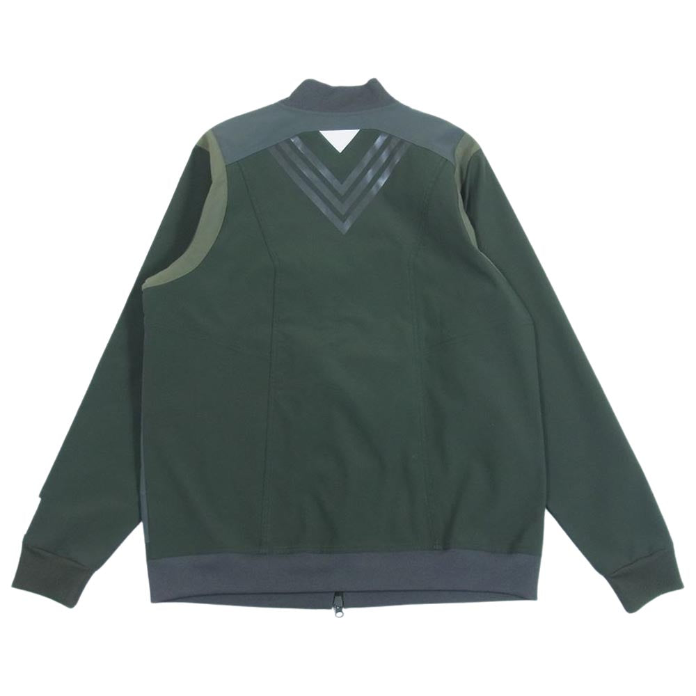 WHITE MOUNTAINEERING ホワイトマウンテニアリング adidas Originals AY3129 Men's Varsity Jacket  アディダス ヴァーシティ ジャケット モスグリーン系【中古】
