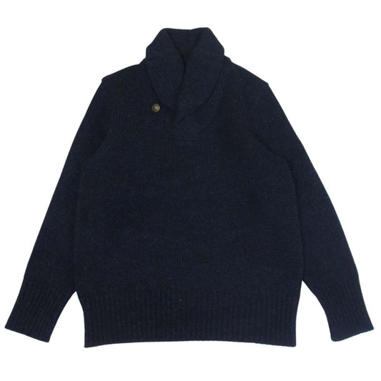 BY GLADHAND バイグラッドハンド BYGH-14-AW-08 ショールカラー セーター ニット ブラック系 L【中古】