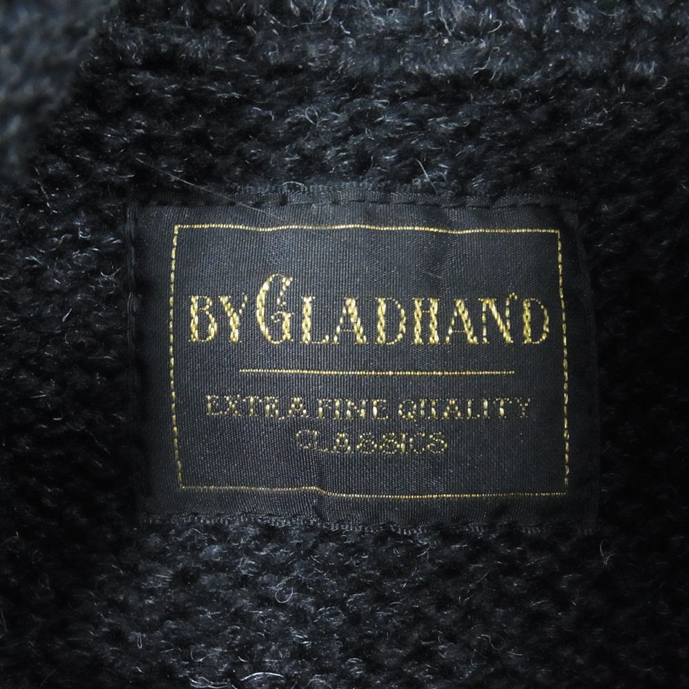 BY GLADHAND バイグラッドハンド BYGH-14-AW-08 ショールカラー セーター ニット ブラック系 L【中古】