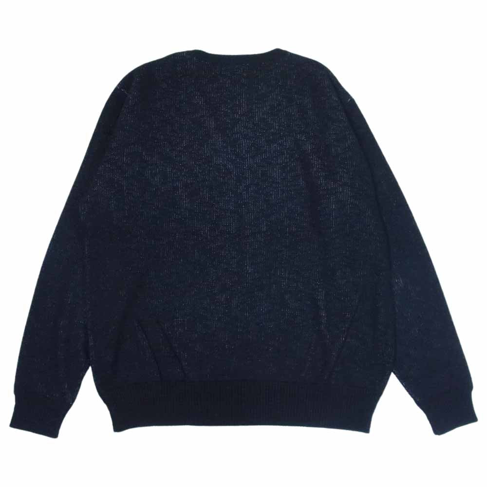 BY GLADHAND バイグラッドハンド BYGH-20-SS-04 HEARTLAND ハートランド クルーネック コットン ニット ブラック系 XL【中古】