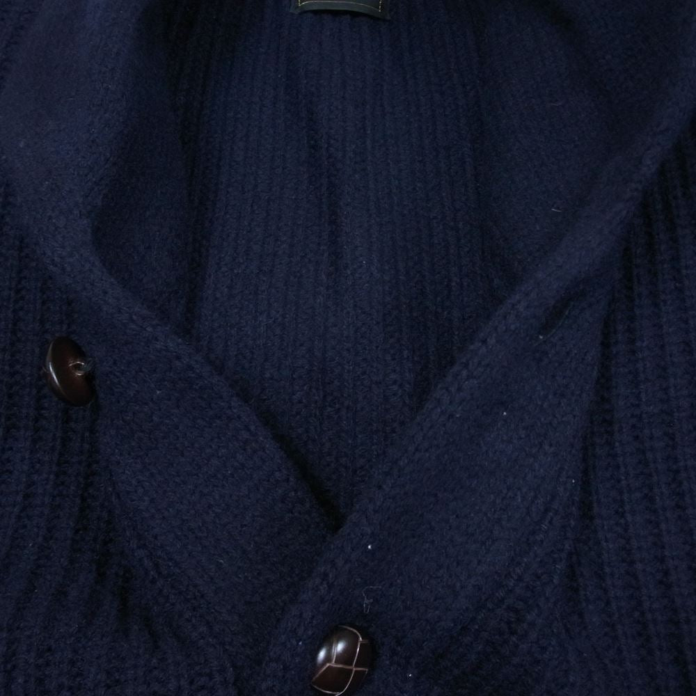 BY GLADHAND バイグラッドハンド BYGH-19AW-06 ROYAL GLADDEN ショールカラー ニット カーディガン ダークネイビー系 L【中古】