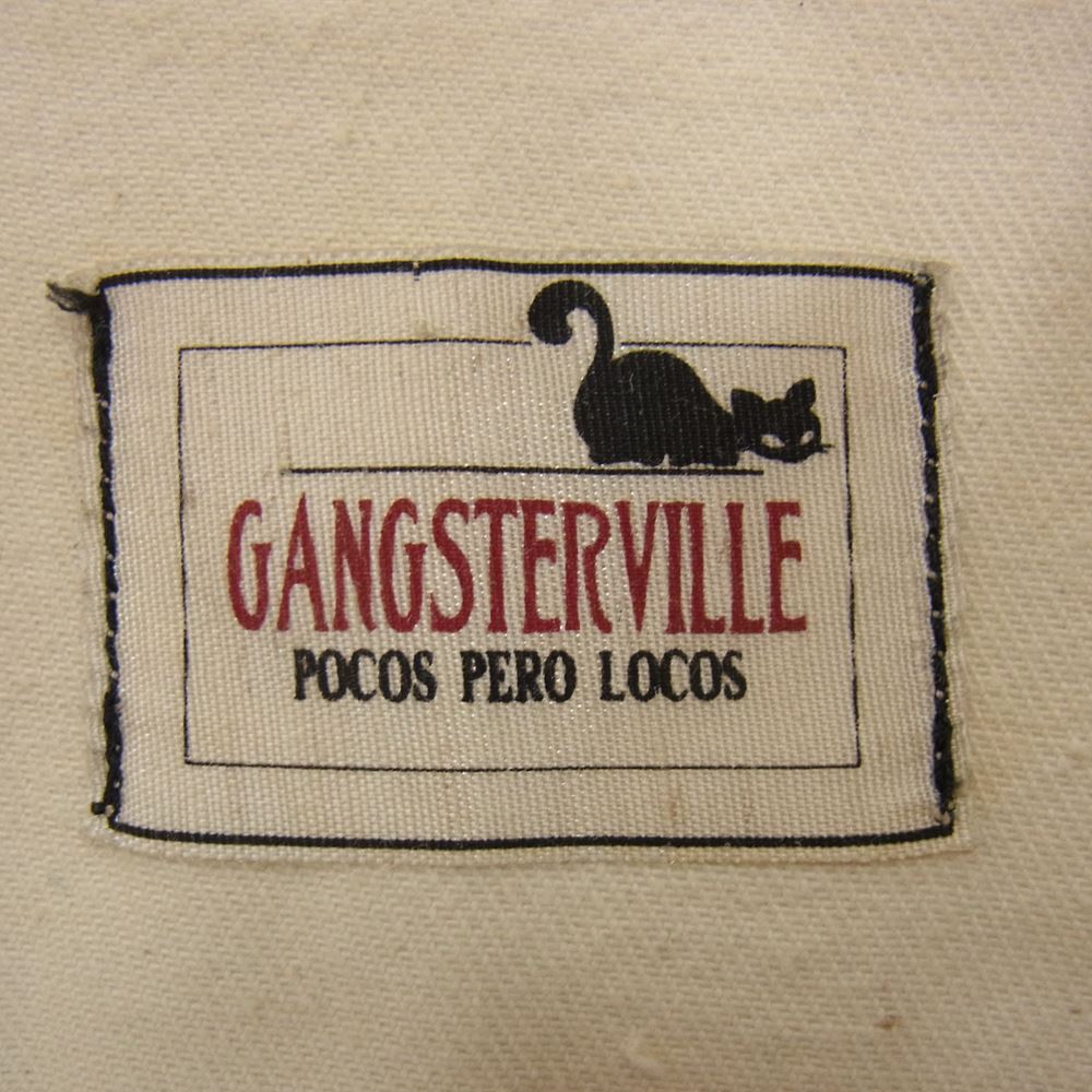 GANGSTERVILLE ギャングスタービル GSV-14-AW-19 Olde JKT HAND PAINT ハンドペイント 加工 キャンバス ジャケット オフホワイト系 XL【中古】