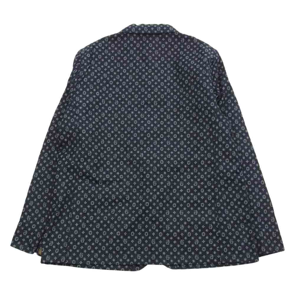 BY GLADHAND バイグラッドハンド GH MONOGRAM モノグラム ジャケット ベスト ジレ スラックス パンツ 3ピース セットアップ グレー系 L【美品】【中古】