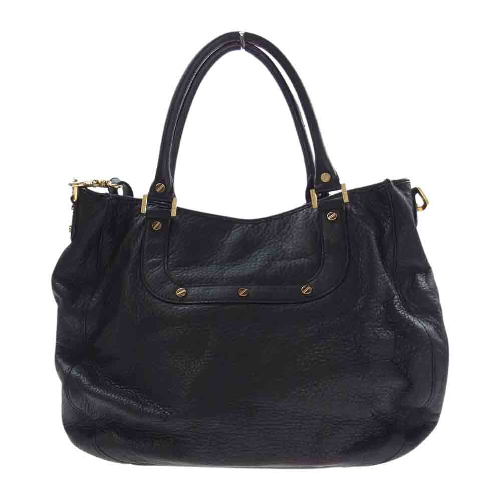 Tory Burch トリーバーチ アマンダ 2WAY ショルダー トートバッグ ブラック系【中古】
