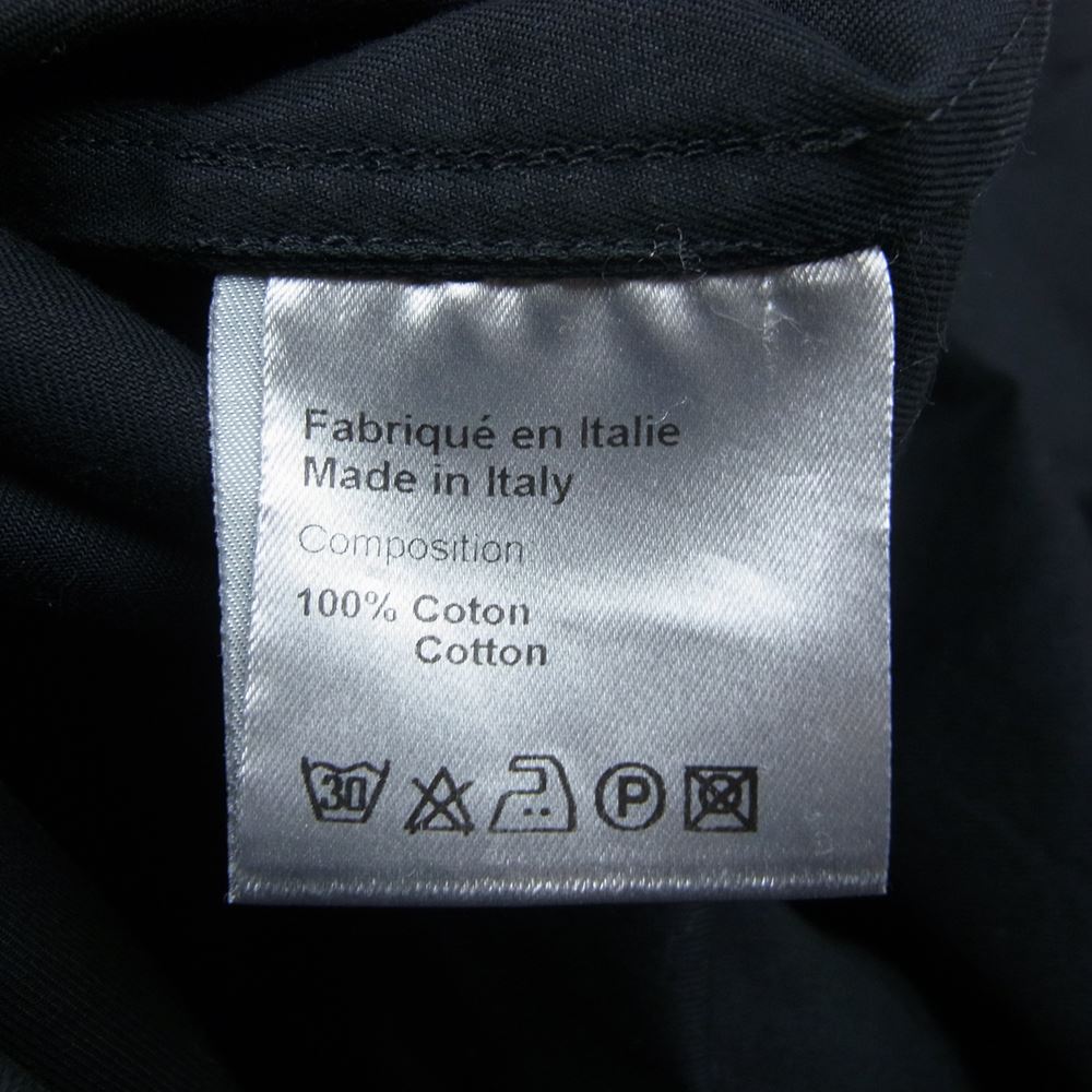 DIOR HOMME ディオールオム 7H3151920016 ヨーク ポケット 長袖 スナップボタン シャツ ブラック系 38【中古】