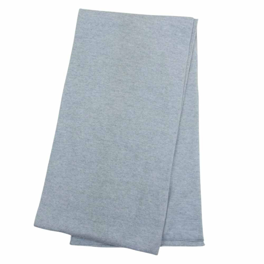 JOHN SMEDLEY ジョンスメドレー 英国製 MERINO WOOL EXTRAFINE エクストラファイン メリノウール100％ マフラー ストール グレー系【中古】