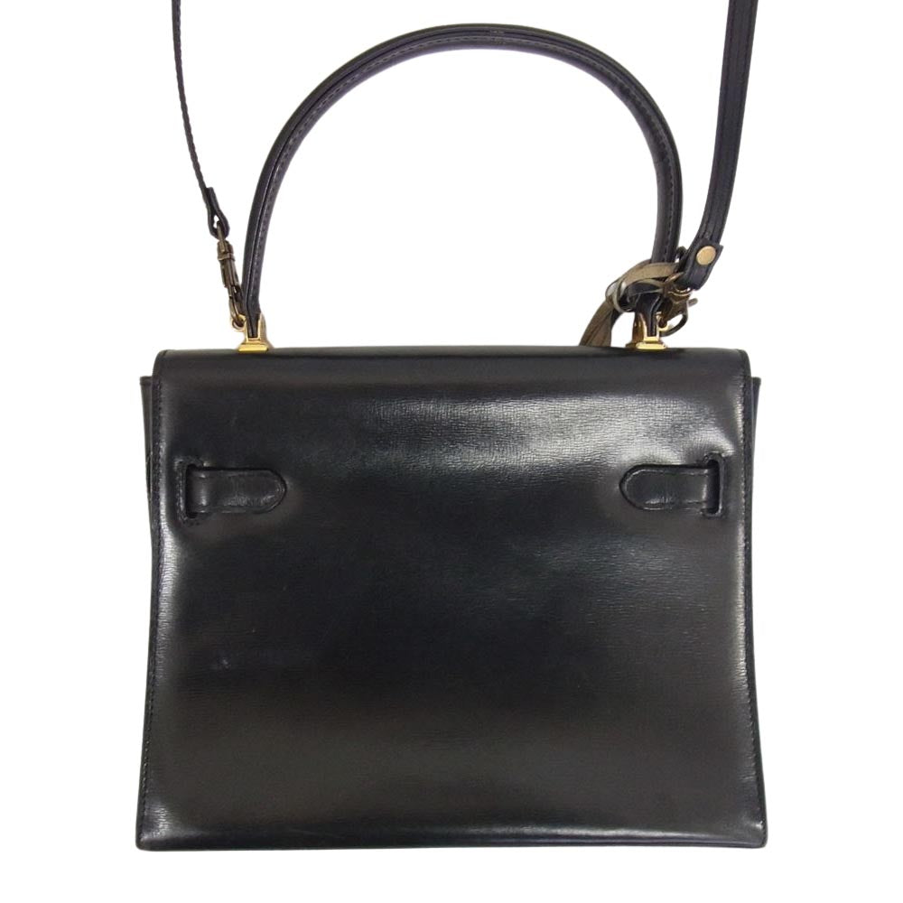 BALLY バリー カデナ レザー ハンドバッグ ブラック系【中古】