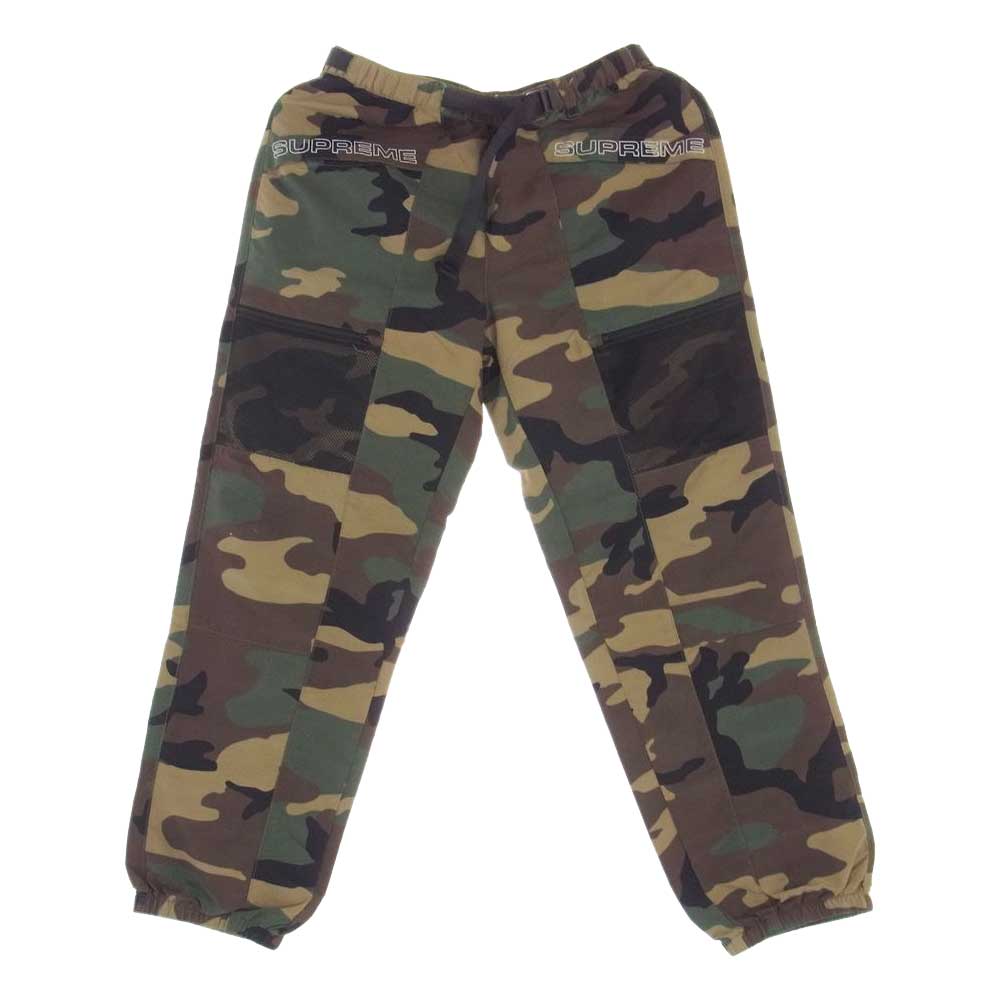 Supreme シュプリーム 20SS UTILITY BELTED PANT ユーティリティ ベルテッド パンツ カモ柄 カーキ系 S【中古】