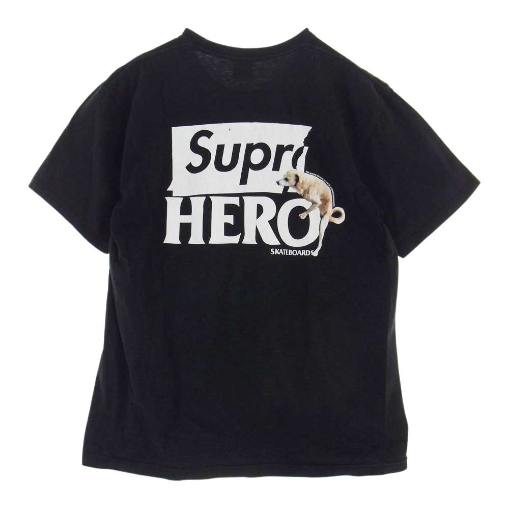 Supreme シュプリーム 22SS ANTIHERO Dog Tee アンタイヒーロー ドッグ Tシャツ ブラック系【中古】