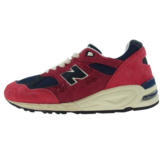 NEW BALANCE ニューバランス M990AD2 USA製 Red スニーカー ランニング シューズ レッド系 26.5cm【中古】