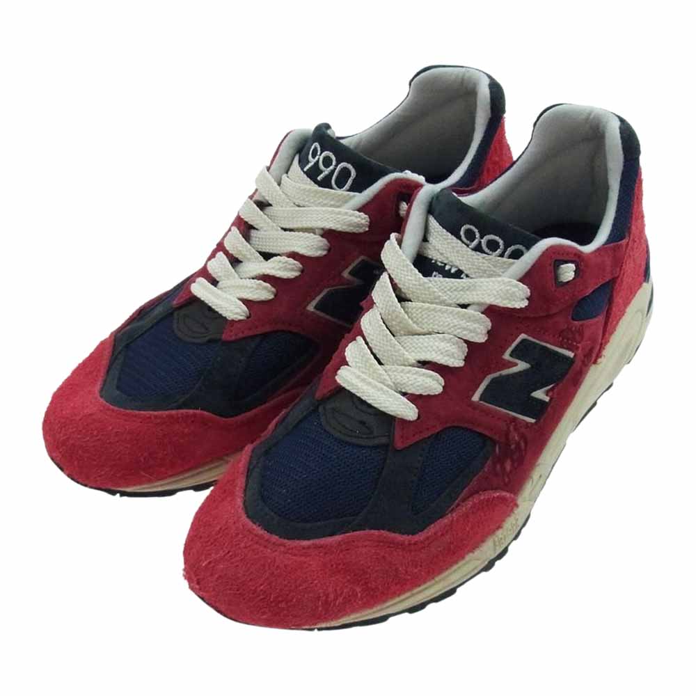 NEW BALANCE ニューバランス M990AD2 USA製 Red スニーカー ランニング シューズ レッド系 26.5cm【中古】