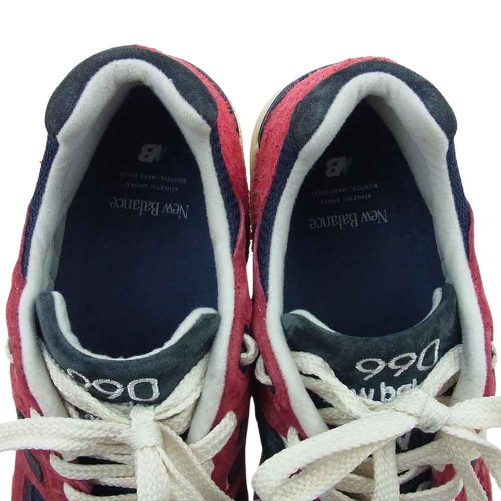 NEW BALANCE ニューバランス M990AD2 USA製 Red スニーカー ランニング シューズ レッド系 26.5cm【中古】