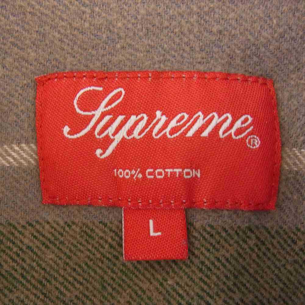 Supreme シュプリーム 20SS Daniel Johnston Plaid Shirt ダニエル ジョンストン プレイド L/S チェック シャツ マルチカラー系 L【中古】