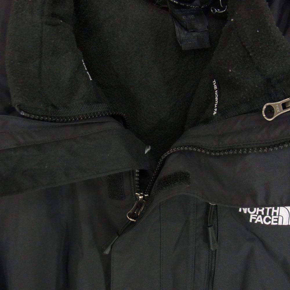 THE NORTH FACE ノースフェイス HYVENT ライナー付き ナイロン マウンテン パーカ ジャケット ブラック系 XL【中古】