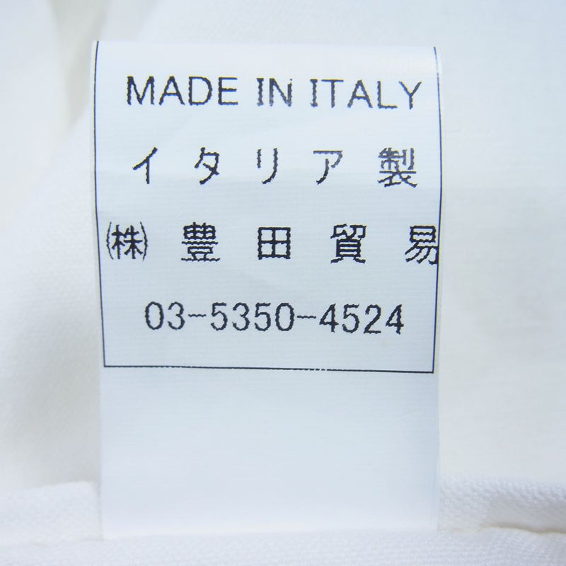 ジャンネット CORALLO イタリア製 リネン混 2B テーラードジャケット ホワイト系 42【中古】