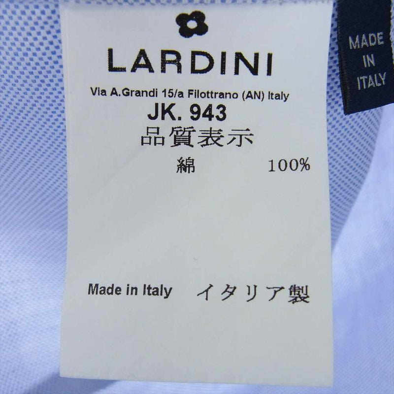 LARDINI ラルディーニ JRAMAJ イタリア製 2B シングル テーラードジャケット ブルー系 XS【中古】
