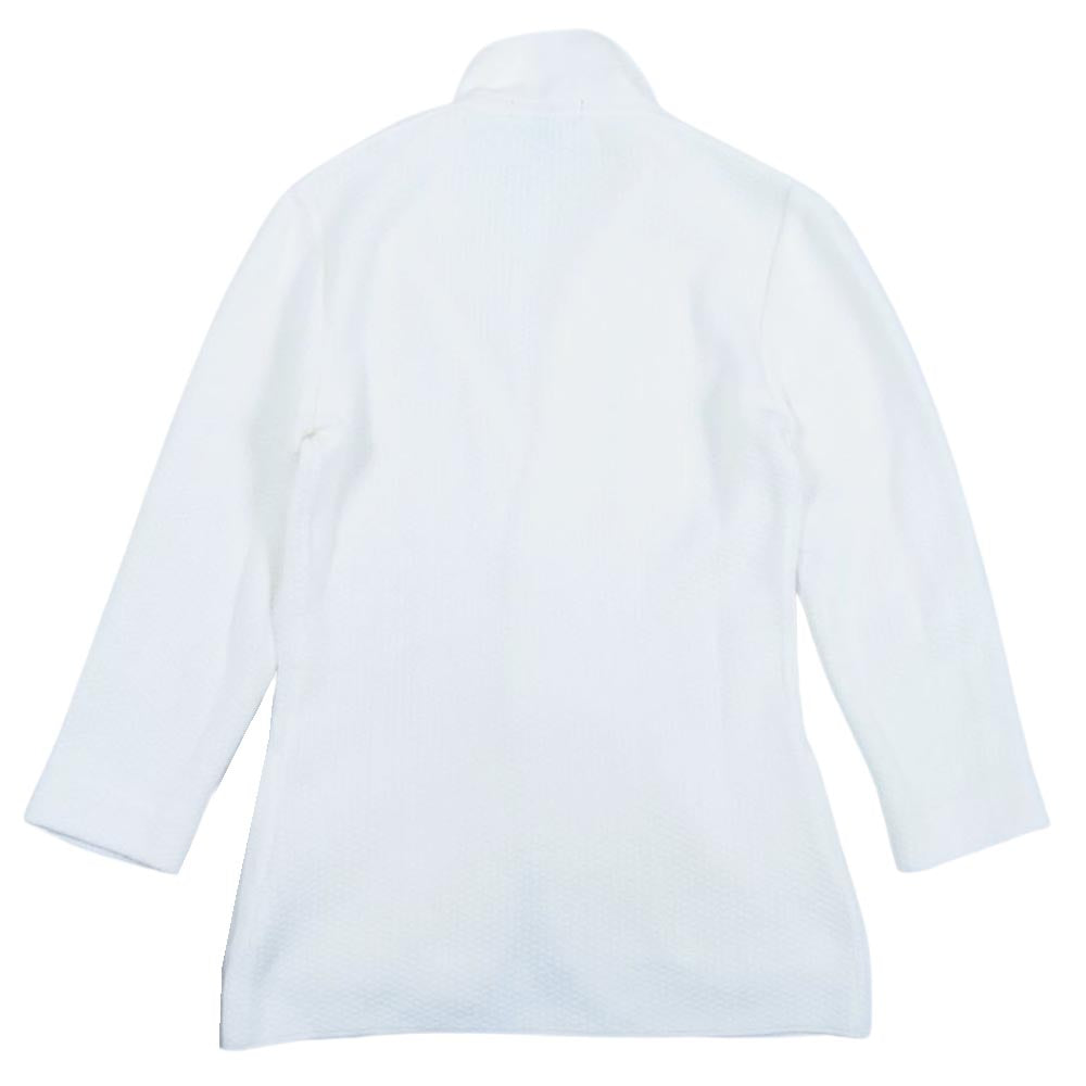 LARDINI ラルディーニ JVLJM70J イタリア製 2B シングル コットンニット テーラードジャケット ホワイト ホワイト系 S【中古】