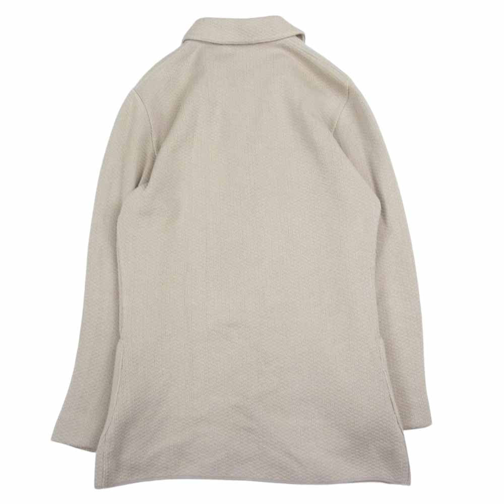 LARDINI ラルディーニ JVLJM70J イタリア製 2B シングル コットンニット テーラードジャケット ベージュ ベージュ系 S【中古】