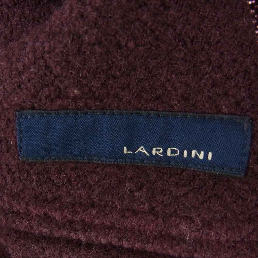 LARDINI ラルディーニ JD609AQ-80 イタリア製 ブートニエール ウール 3B チェスター フィールド コート ブラウン系 44【中古】