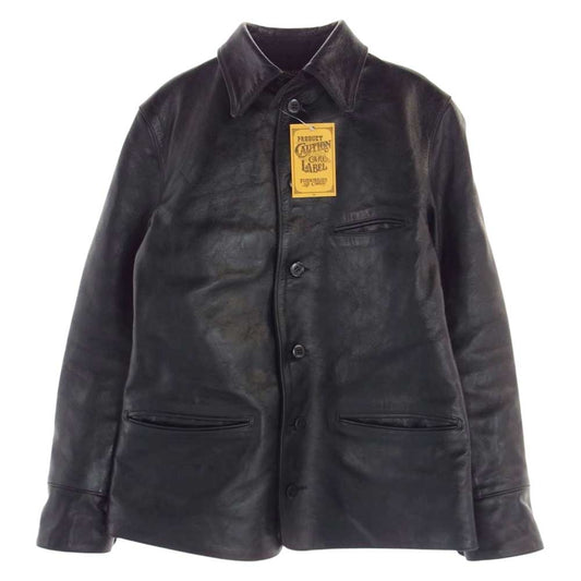 FREEWHEELERS フリーホイーラーズ BRAKEMAN COAT ホースハイド ブレーキマン コート ブラック系【中古】