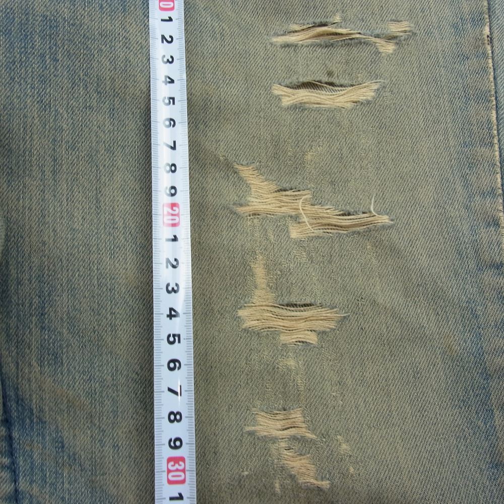 Levi's リーバイス 517 タブ無し TALON ジップ ブーツカット ボタン裏8 デニム パンツ インディゴブルー系【中古】 Levi's リーバイス 517 タブ無し TALON ジップ ブーツカット ボタン裏8