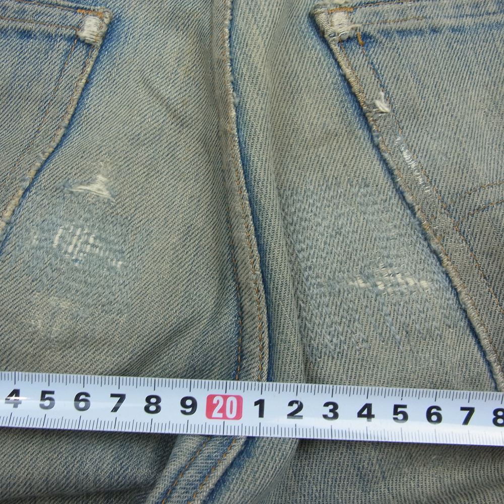 Levi's リーバイス 517 タブ無し TALON ジップ ブーツカット ボタン裏8 デニム パンツ インディゴブルー系【中古】 Levi's リーバイス 517 タブ無し TALON ジップ ブーツカット ボタン裏8