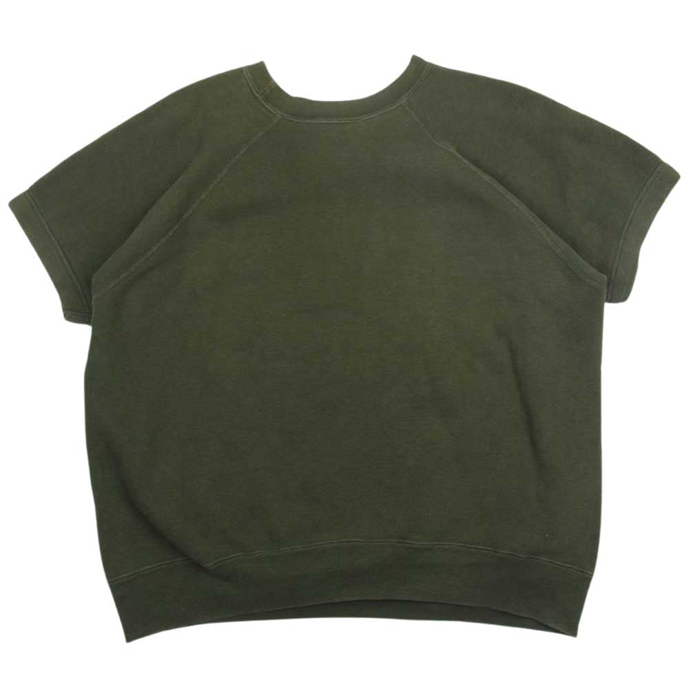 Champion チャンピオン ランナーズIN C 60年代 半袖 スウェット カーキ系 L【中古】