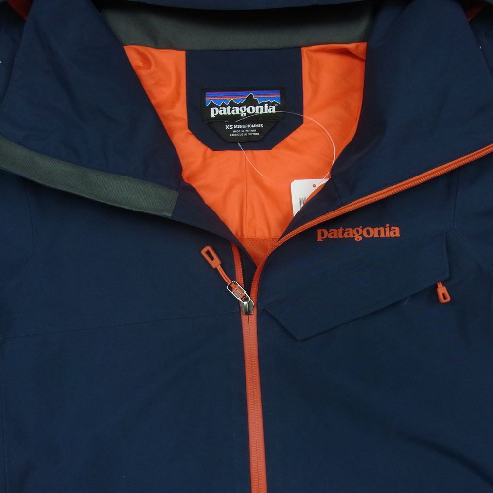 patagonia パタゴニア 31391 17AW 17年製 POWDER BOWL JACKET GORE-TEX ゴアテックス パウダーボウル ジャケット ダークネイビー系 XS【中古】