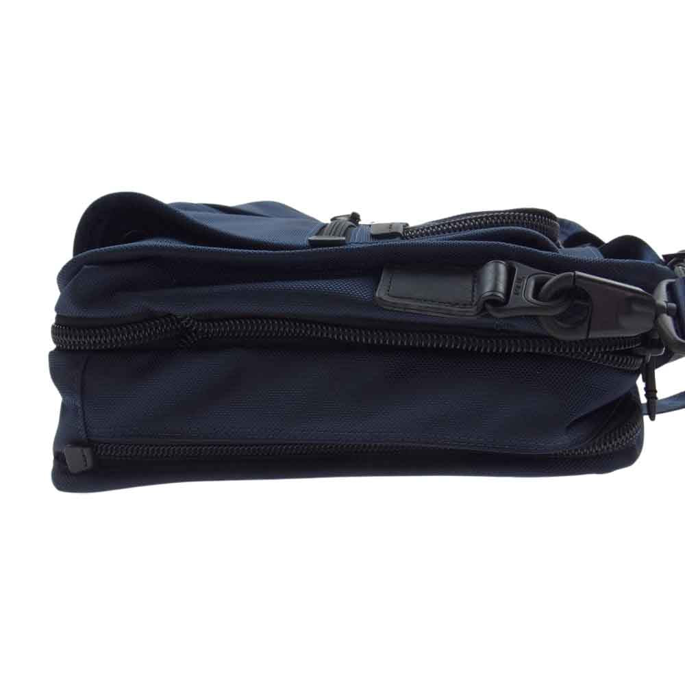 TUMI トゥミ 26141 ALPHA アルファ エクスパンダブル オーガナイザー ラップトップ 2WAY ブリーフケース ネイビー系【新古品】【未使用】【中古】