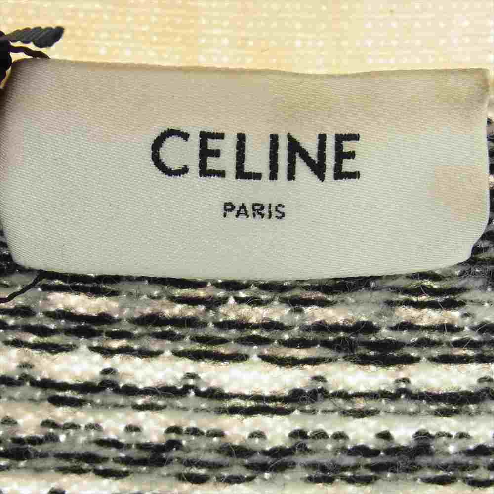 CELINE セリーヌ 21SS 2A08L715M THE DANCING KID ウールジャガード ルーズカーディガン マルチカラー系 S【中古】